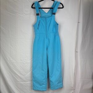 Rugged Bear Blue children’s Size 12 Adjustable Suspenders Zip Up Snowpants